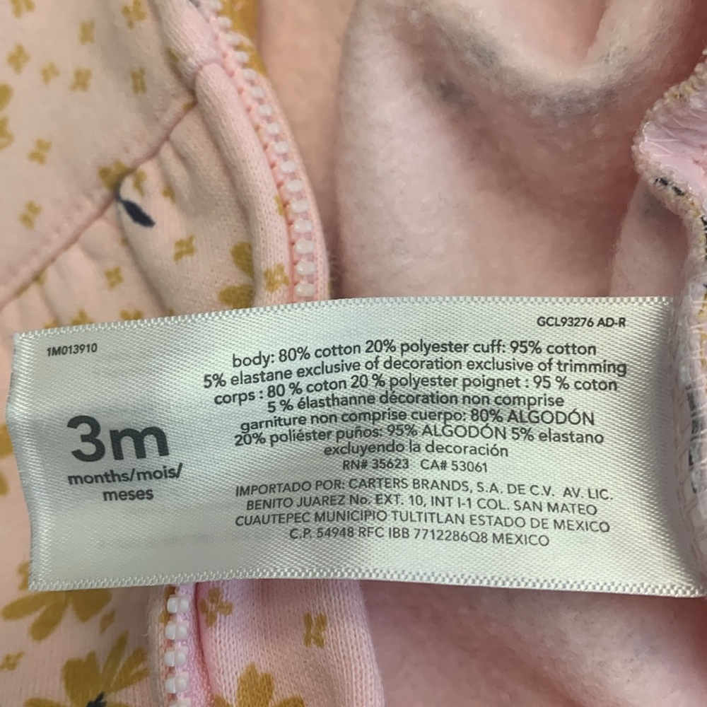 Carter’s hoodie coverall - Picture 8 of 8